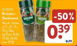 Aldi Süd LE GUSTO Kräuter- Sortiment Angebot