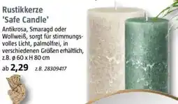 Bauhaus Rustikkerze 'Safe Candle' Angebot