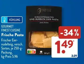 Aldi Süd GOURMET FINEST CUISINE Frische Pasta Angebot