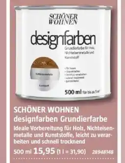 Bauhaus SCHÖNER WOHNEN designfarben Grundierfarbe Angebot