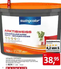 Bauhaus swingcolor Arktisweiss Angebot