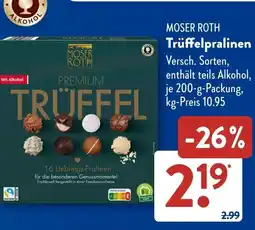 Aldi Süd MOSER ROTH Trüffelpralinen Angebot