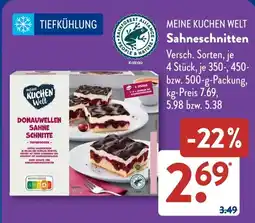 Aldi Süd MEINE KUCHEN WELT Sahneschnitten Angebot