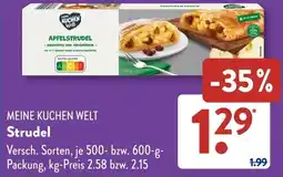 Aldi Süd MEINE KUCHEN WELT Strudel Angebot