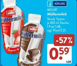 Aldi Süd MÜLLER Müllermilch Angebot