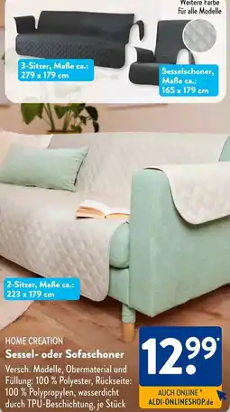 Aldi Süd HOME CREATION Sessel- oder Sofaschoner Angebot