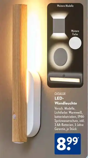 Aldi Süd CASALUX LED- Wandleuchte Angebot