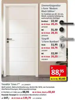 Bauhaus Trendtür 'Lines I'* z.B. 22456573 Angebot