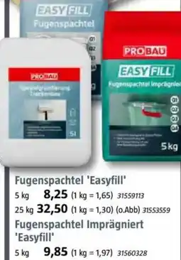 Bauhaus PROBAU Fugenspachtel Imprägniert 'Easyfill' Angebot