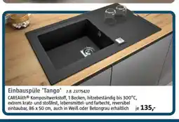 Bauhaus Einbauspüle 'Tango' z.B. 23775420 Angebot