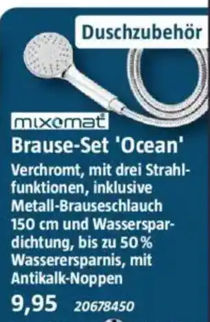 Bauhaus mixomat Brause-Set 'Ocean' Angebot