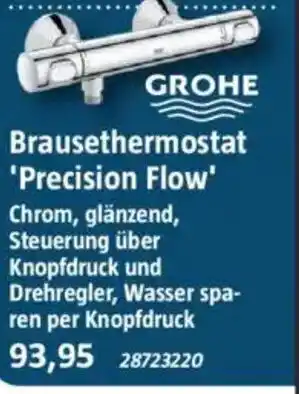 Bauhaus GROHE Brausethermostat 'Precision Flow' Angebot