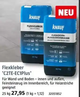 Bauhaus KNAUF Flexkleber 'C2TE-EC1Plus' Angebot