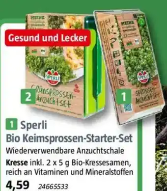 Bauhaus SPERLI Bio Keimsprossen-Starter-Set Angebot