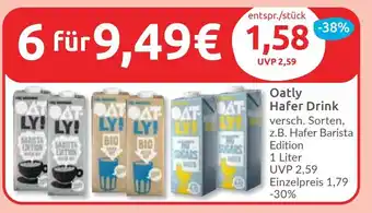 Budni Oatly Hafer Drink Angebot