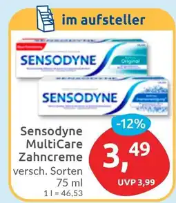 Budni Sensodyne MultiCare Zahncreme Angebot