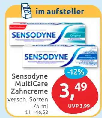 Budni Sensodyne MultiCare Zahncreme Angebot