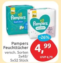 Budni Pampers Feuchttücher Angebot