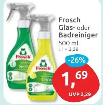 Budni Frosch Glas- oder Badreiniger Angebot