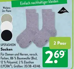 Aldi Süd UP2FASHION Socken Angebot