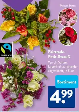 Aldi Süd Fairtrade- Petit-Strauß Angebot