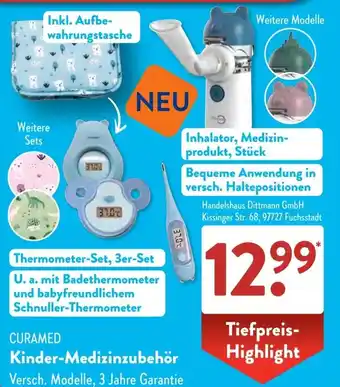 Aldi Süd CURAMED Kinder-Medizinzubehör Angebot