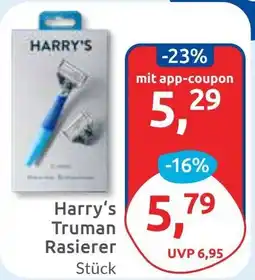 Budni Harry's Truman Rasierer Angebot