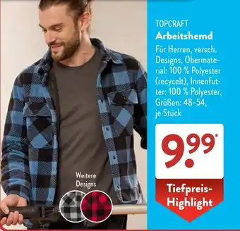 Aldi Süd TOPCRAFT Arbeitshemd Angebot