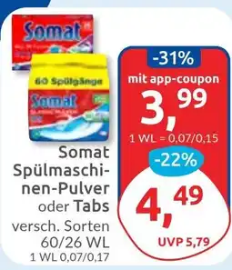 Budni Somat Spülmaschinen-Pulver oder Tabs Angebot