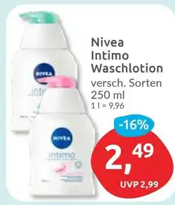 Budni Nivea Intimo Waschlotion Angebot