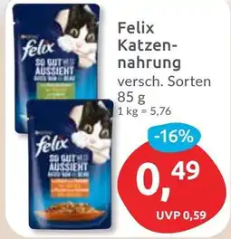 Budni Felix Katzennahrung Angebot