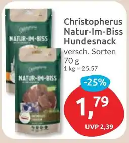 Budni Christopherus Natur-Im-Biss Hundesnack Angebot