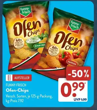 Aldi Süd FUNNY-FRISCH Ofen-Chips Angebot