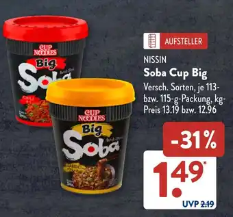 Aldi Süd NISSIN Soba Cup Big Angebot