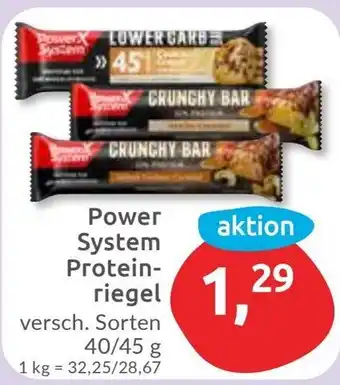 Budni Power System Proteinriegel Angebot