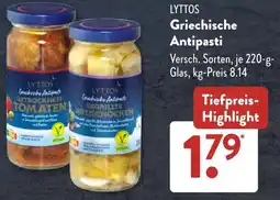 Aldi Süd LYTTOS Griechische Antipasti Angebot