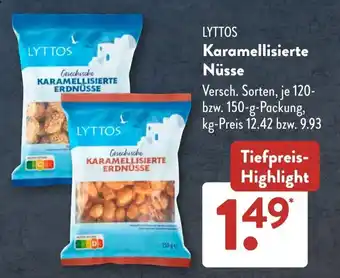 Aldi Süd LYTTOS Karamellisierte Nüsse Angebot