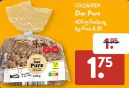 Aldi Süd GOLDÄHREN Das Pure Angebot