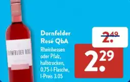 Aldi Süd Dornfelder Rosé QbA Angebot