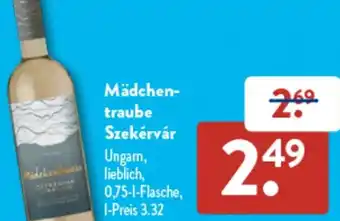 Aldi Süd Mädchen- traube Szekérvár Angebot