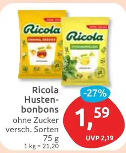 Budni Ricola Hustenbonbons Angebot