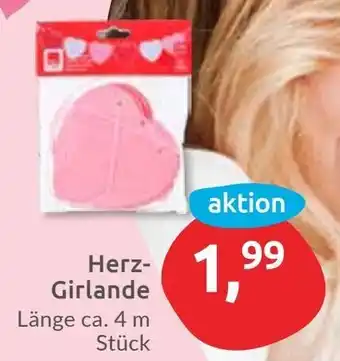 Budni Herz- Girlande Angebot