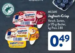 Aldi Süd MILSANI Joghurt-Crisp Angebot