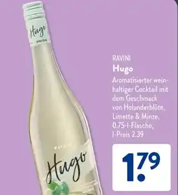 Aldi Süd RAVINI Hugo Angebot