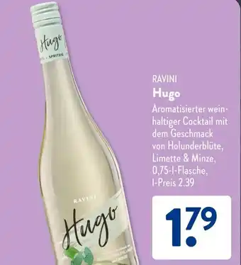 Aldi Süd RAVINI Hugo Angebot