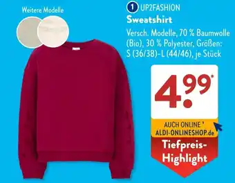 Aldi Süd UP2FASHION Sweatshirt Angebot