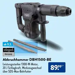 Aldi Süd Scheppach Abbruchhammer DBH1500-BE Angebot