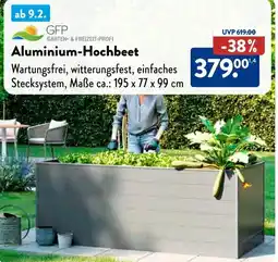 Aldi Süd GFP Aluminium-Hochbeet Angebot