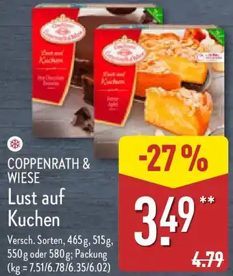 Aldi Nord COPPENRATH & WIESE Lust auf Kuchen Angebot