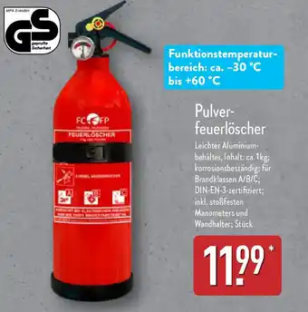 Aldi Nord Pulver- feuerlöscher Angebot